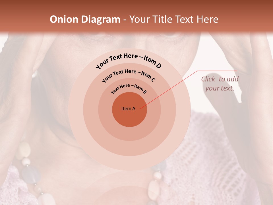 Caucasian Female Beautiful PowerPoint Template