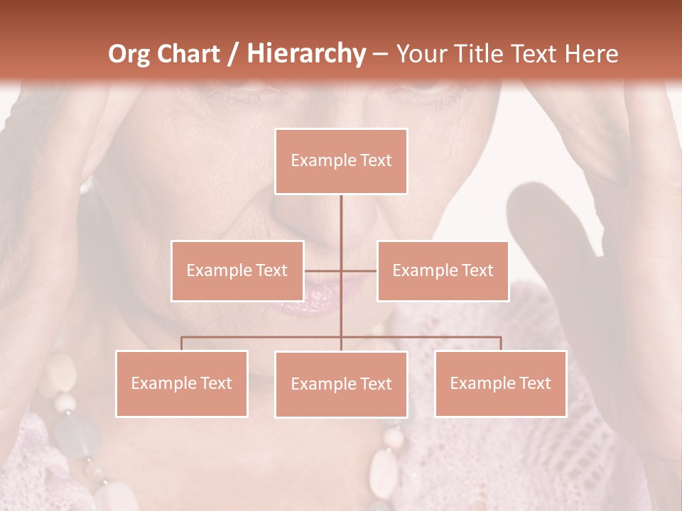 Caucasian Female Beautiful PowerPoint Template