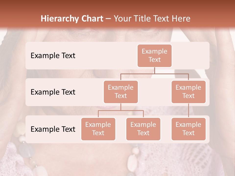 Caucasian Female Beautiful PowerPoint Template