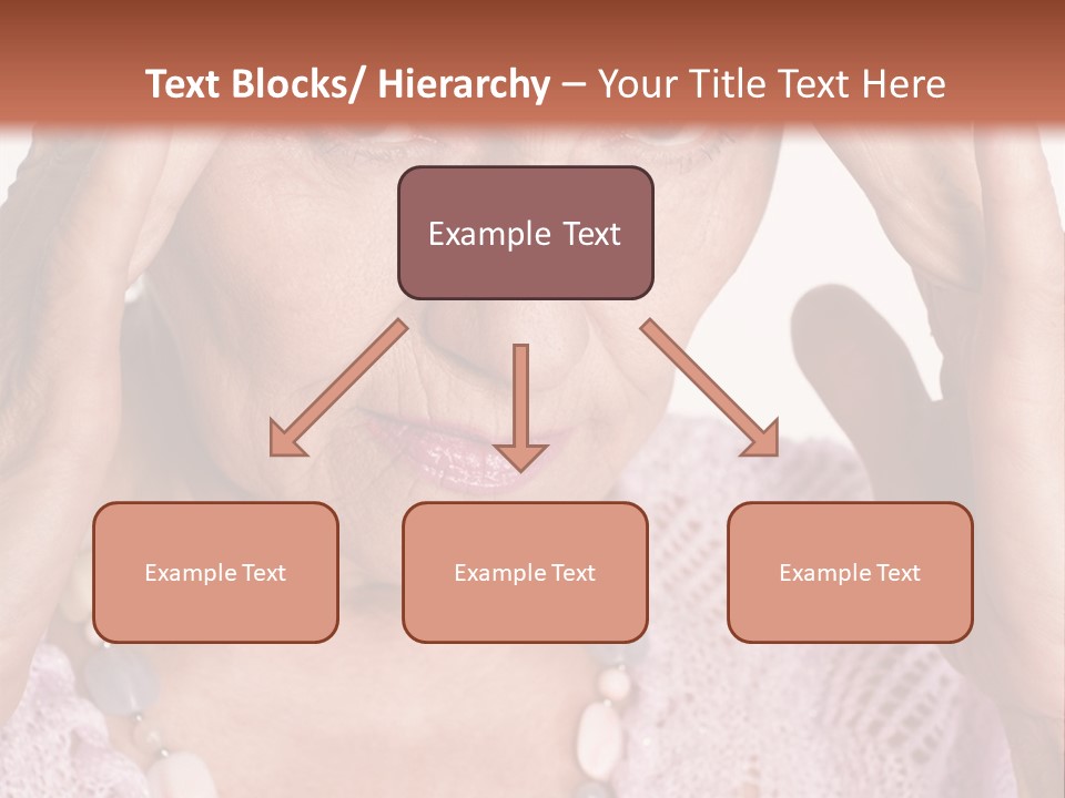 Caucasian Female Beautiful PowerPoint Template