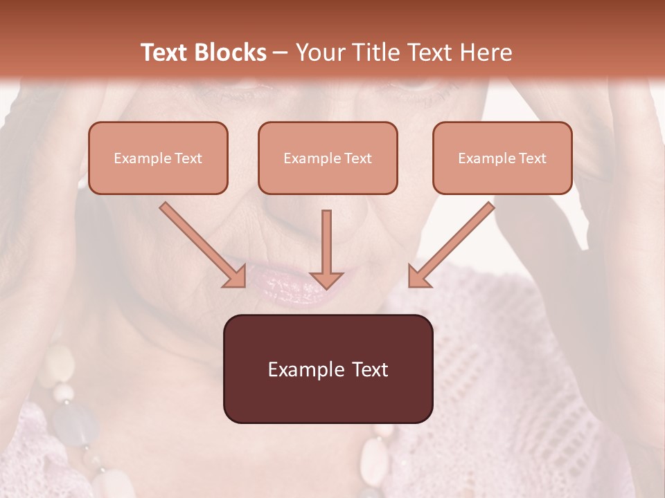 Caucasian Female Beautiful PowerPoint Template