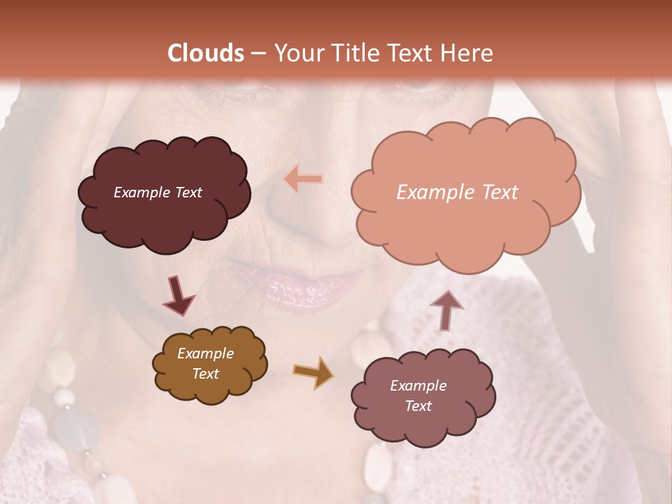 Caucasian Female Beautiful PowerPoint Template