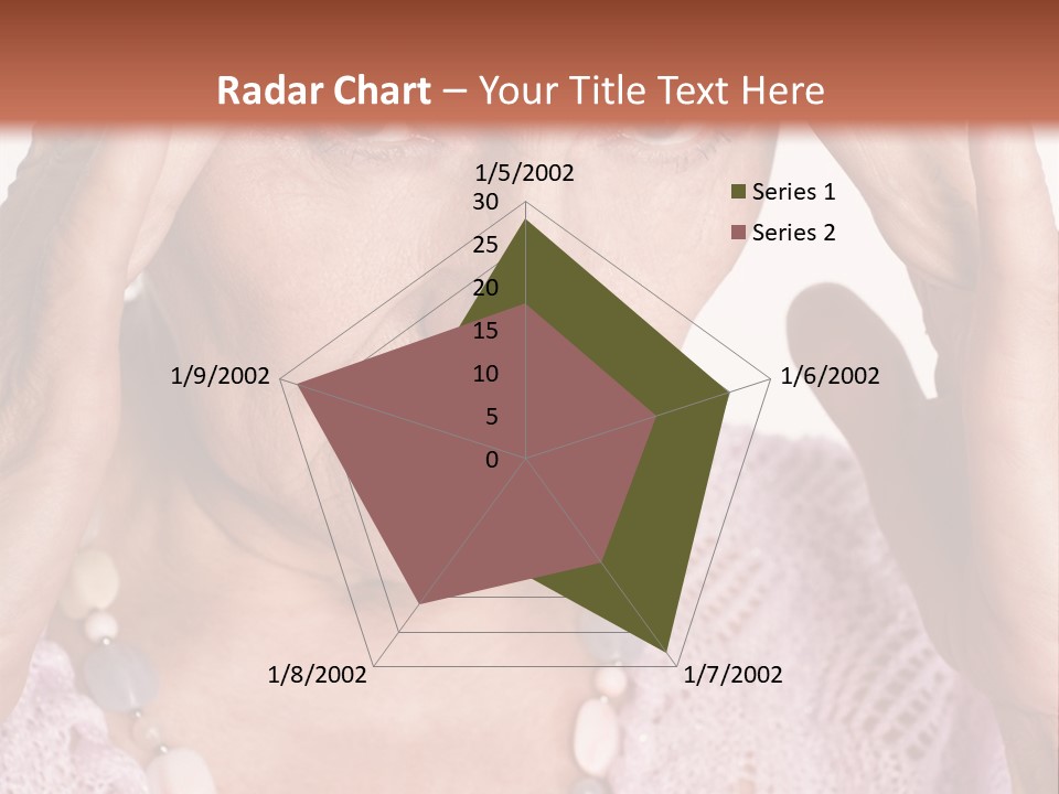 Caucasian Female Beautiful PowerPoint Template