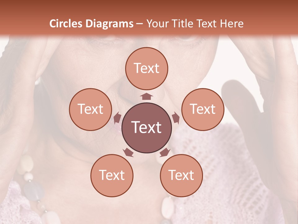 Caucasian Female Beautiful PowerPoint Template