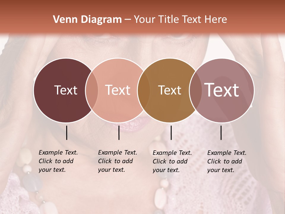 Caucasian Female Beautiful PowerPoint Template