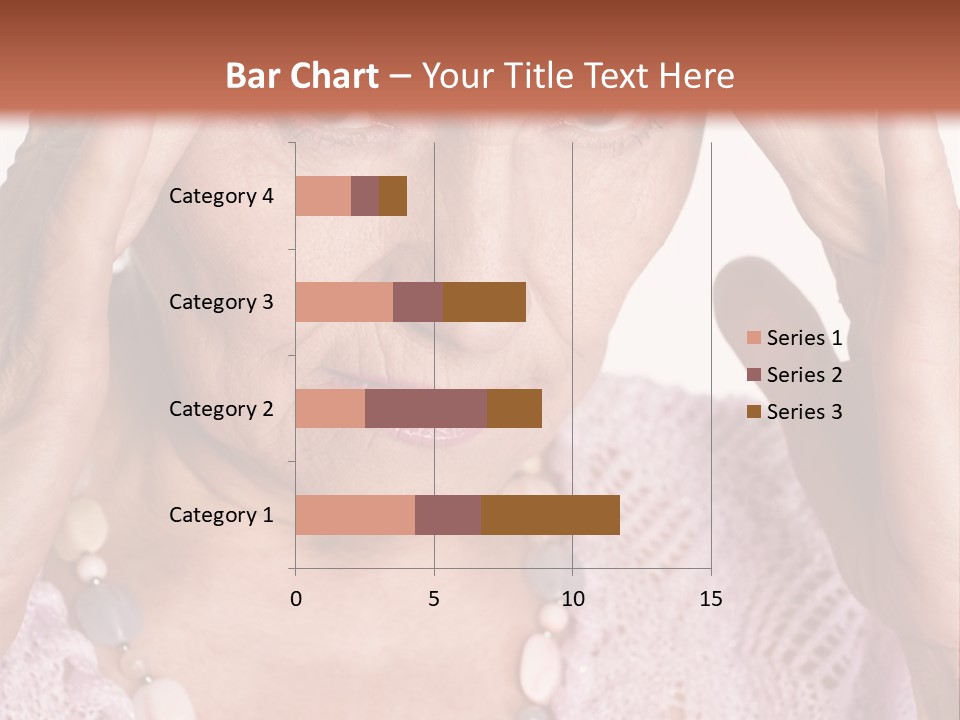 Caucasian Female Beautiful PowerPoint Template