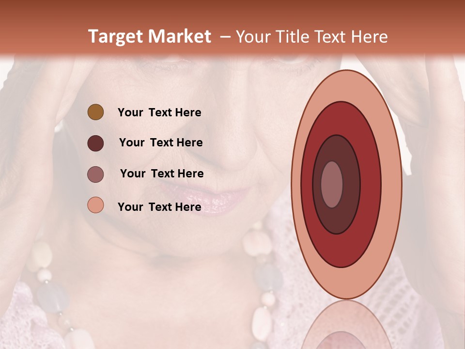 Caucasian Female Beautiful PowerPoint Template