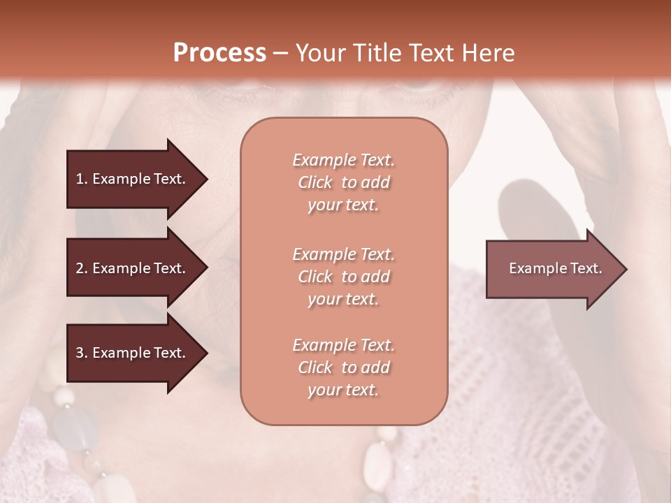 Caucasian Female Beautiful PowerPoint Template