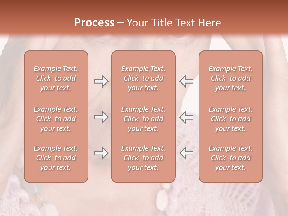 Caucasian Female Beautiful PowerPoint Template