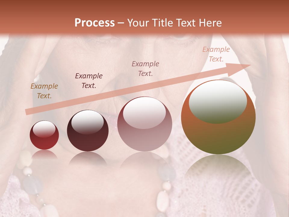 Caucasian Female Beautiful PowerPoint Template