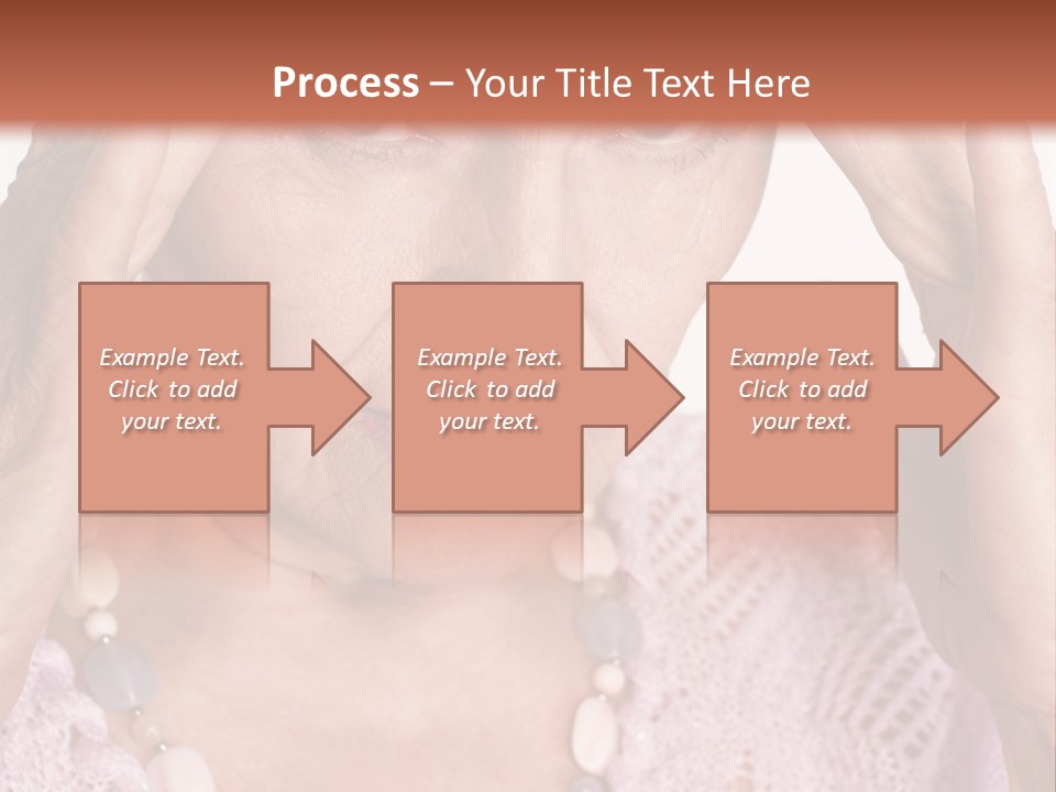 Caucasian Female Beautiful PowerPoint Template