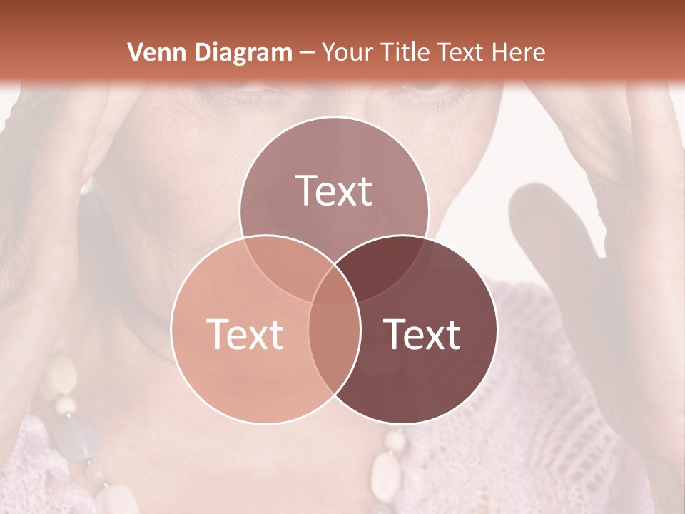 Caucasian Female Beautiful PowerPoint Template