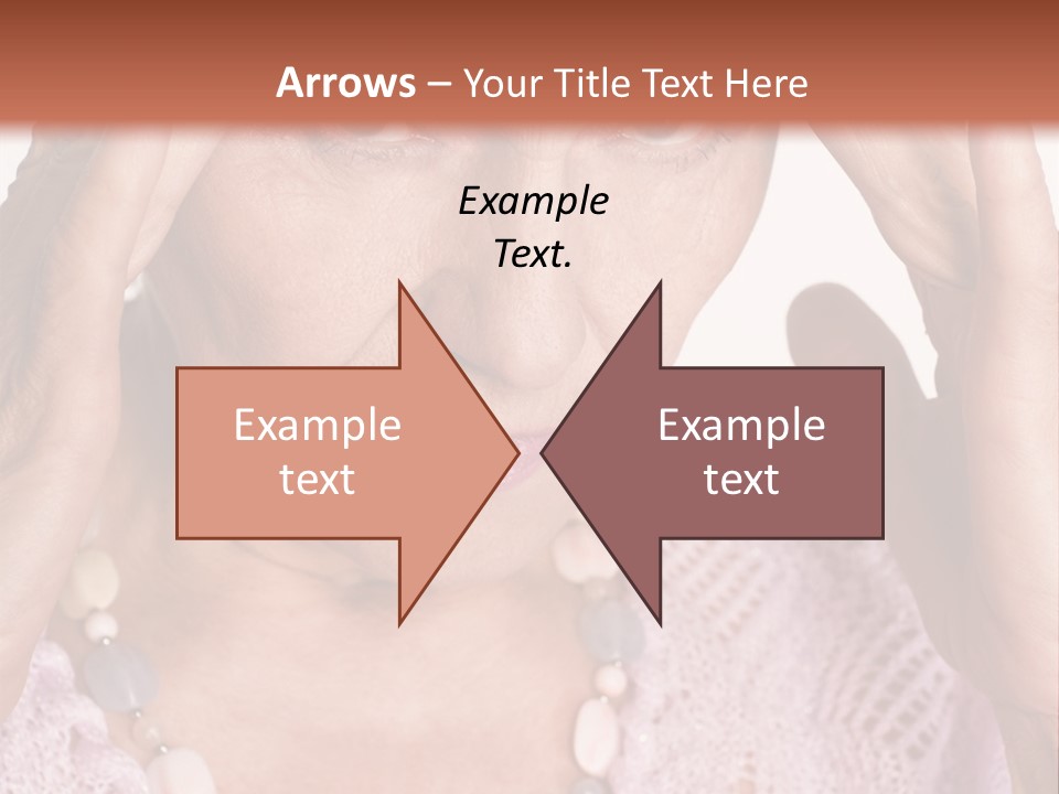 Caucasian Female Beautiful PowerPoint Template