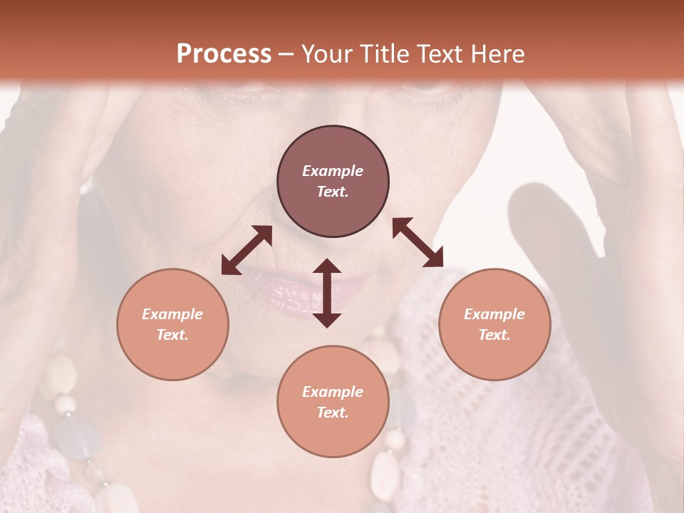 Caucasian Female Beautiful PowerPoint Template