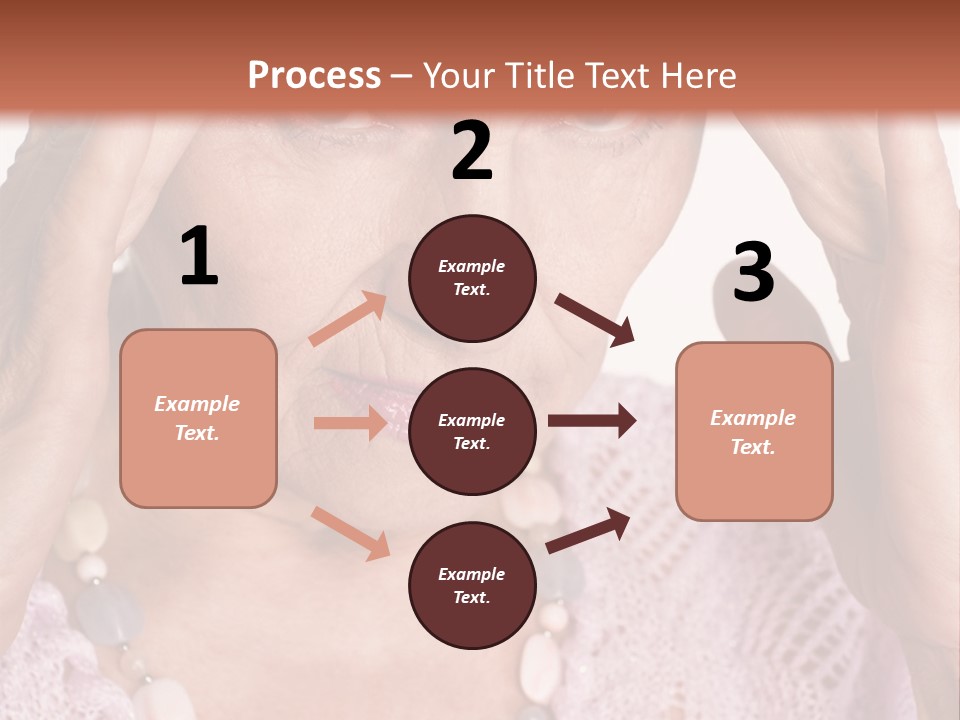 Caucasian Female Beautiful PowerPoint Template