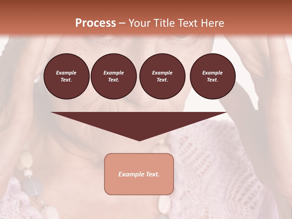 Caucasian Female Beautiful PowerPoint Template