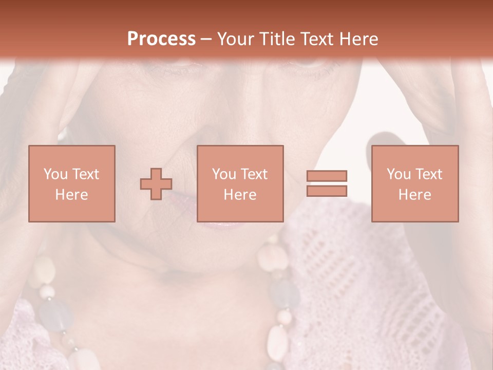 Caucasian Female Beautiful PowerPoint Template