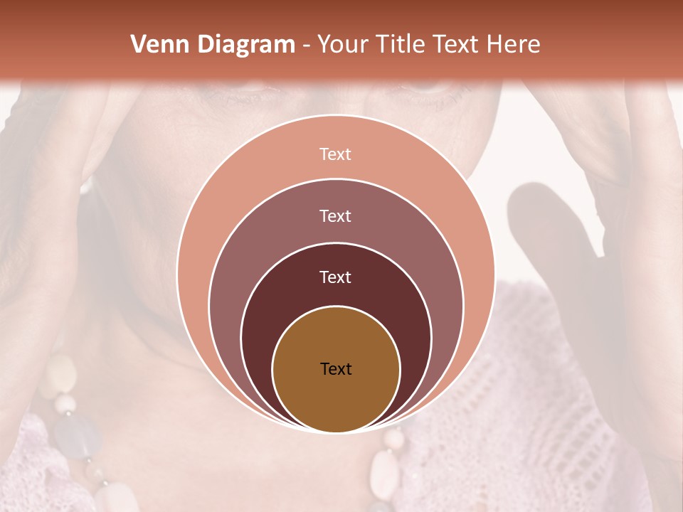 Caucasian Female Beautiful PowerPoint Template