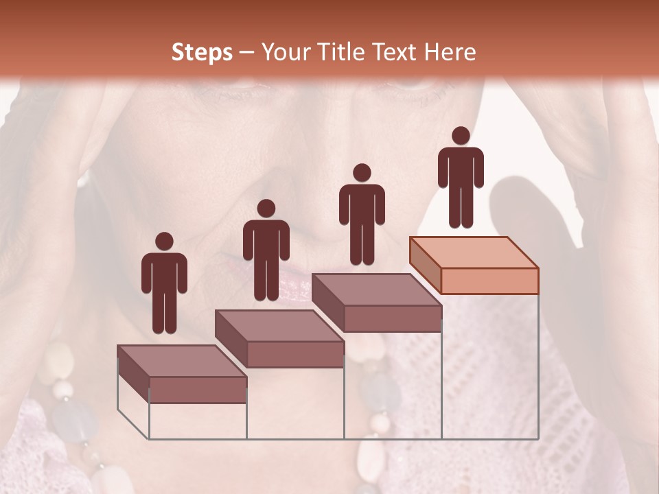 Caucasian Female Beautiful PowerPoint Template