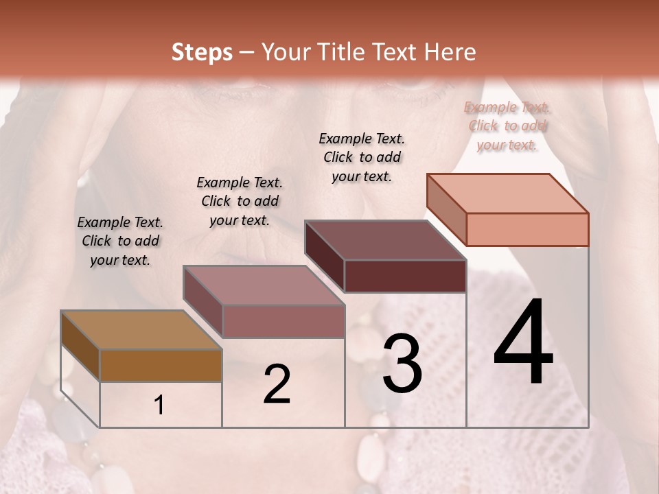 Caucasian Female Beautiful PowerPoint Template