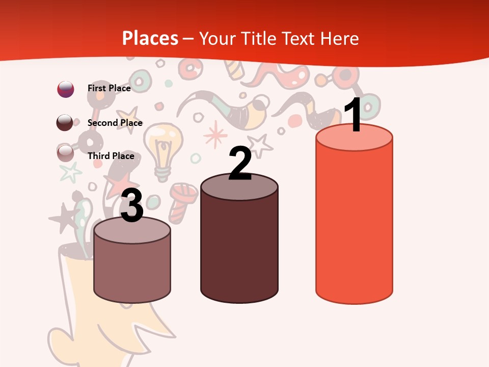 Character Lightbulb Social PowerPoint Template