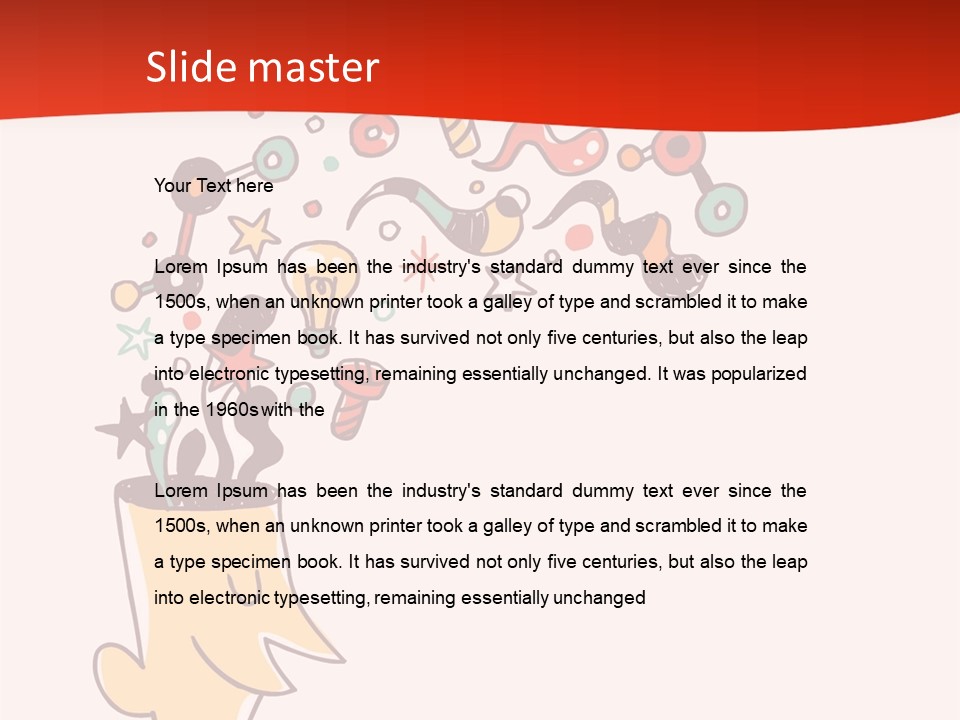 Character Lightbulb Social PowerPoint Template