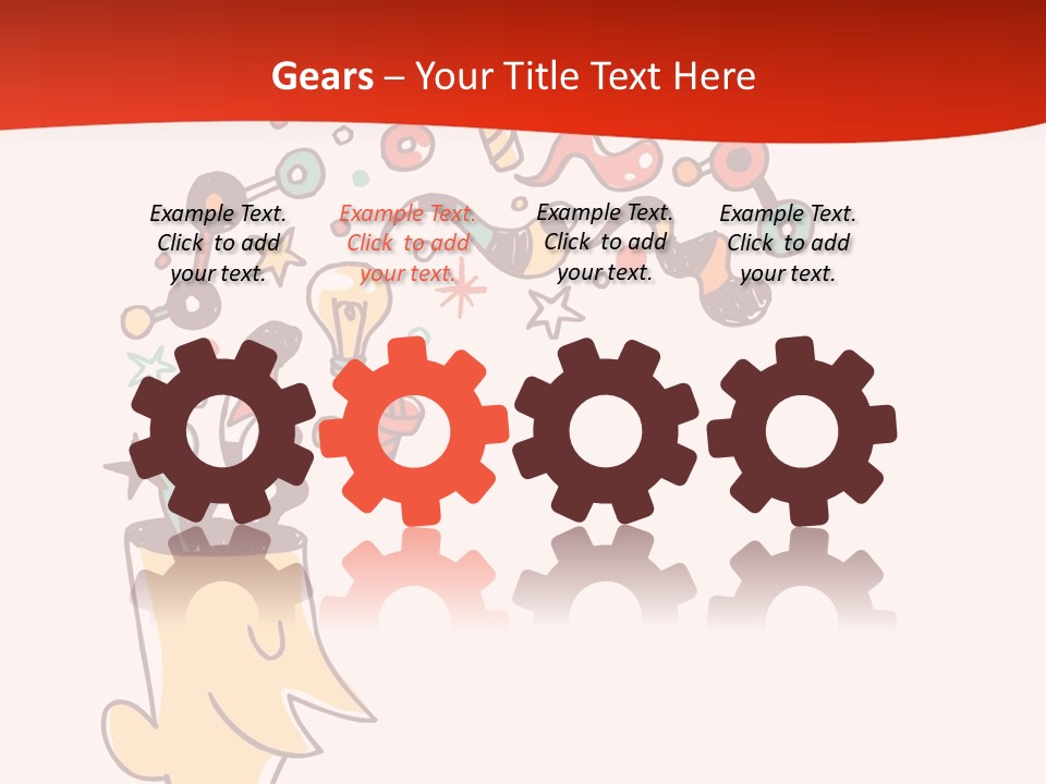 Character Lightbulb Social PowerPoint Template