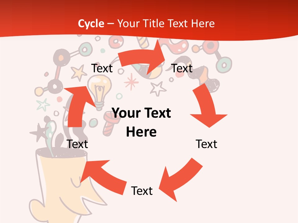 Character Lightbulb Social PowerPoint Template