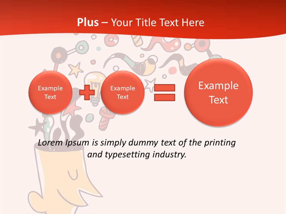 Character Lightbulb Social PowerPoint Template