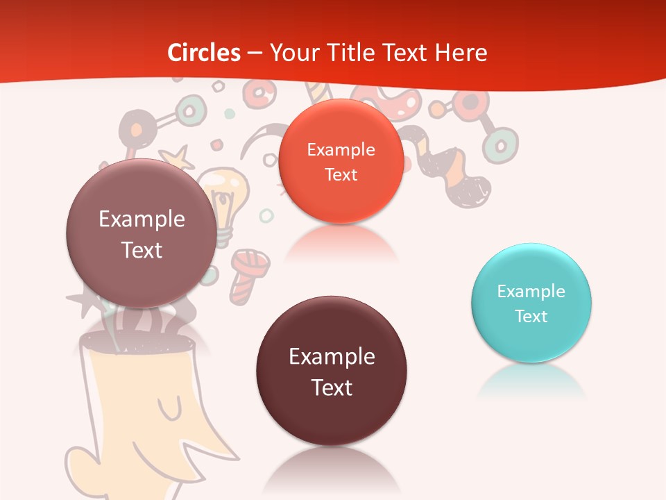 Character Lightbulb Social PowerPoint Template