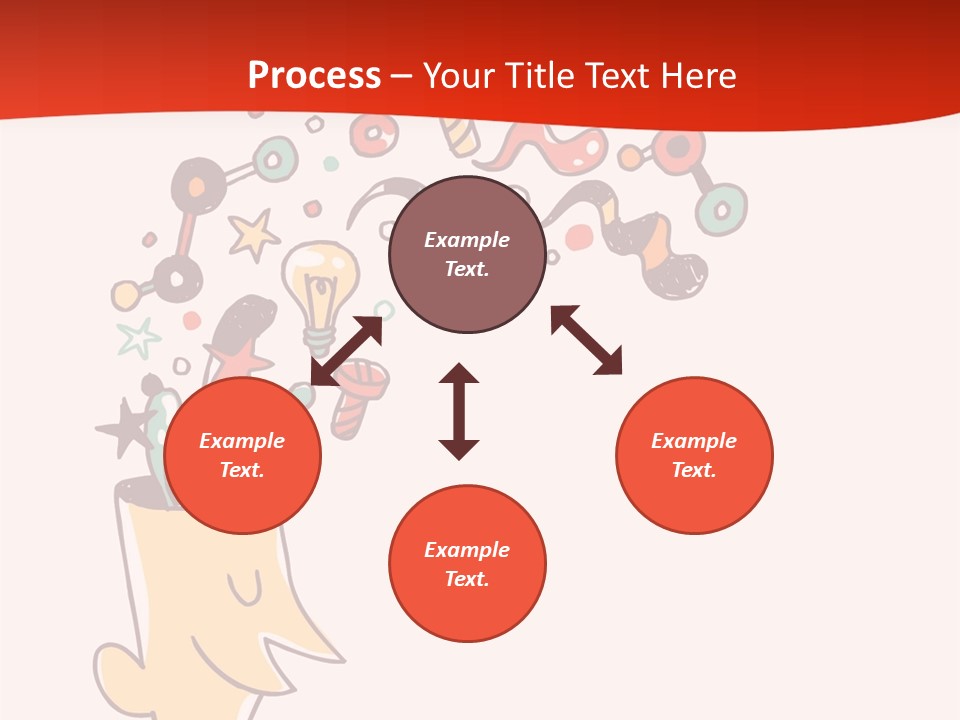 Character Lightbulb Social PowerPoint Template