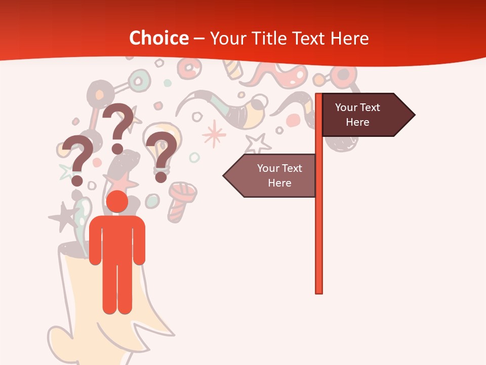 Character Lightbulb Social PowerPoint Template