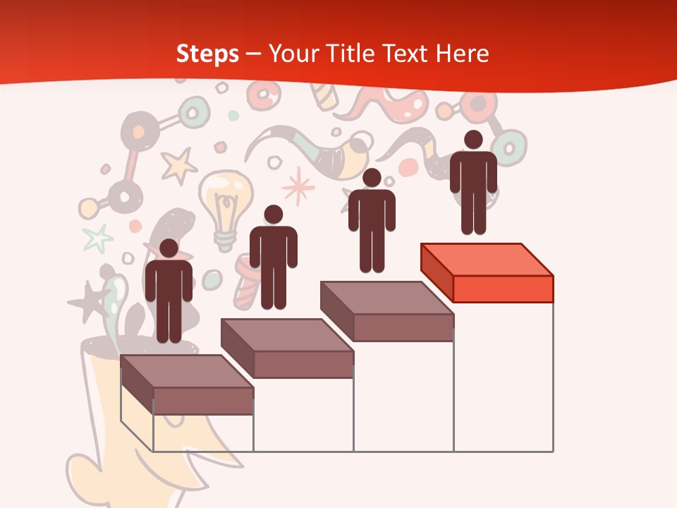 Character Lightbulb Social PowerPoint Template