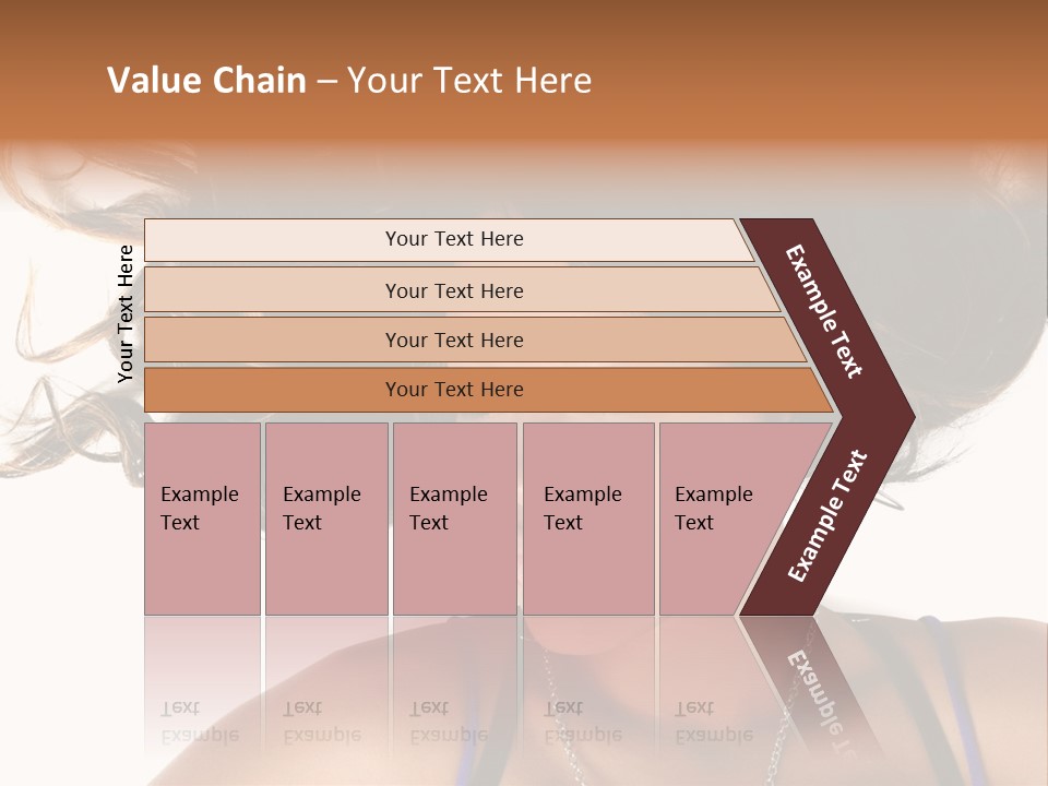 Portrait Young Hair PowerPoint Template