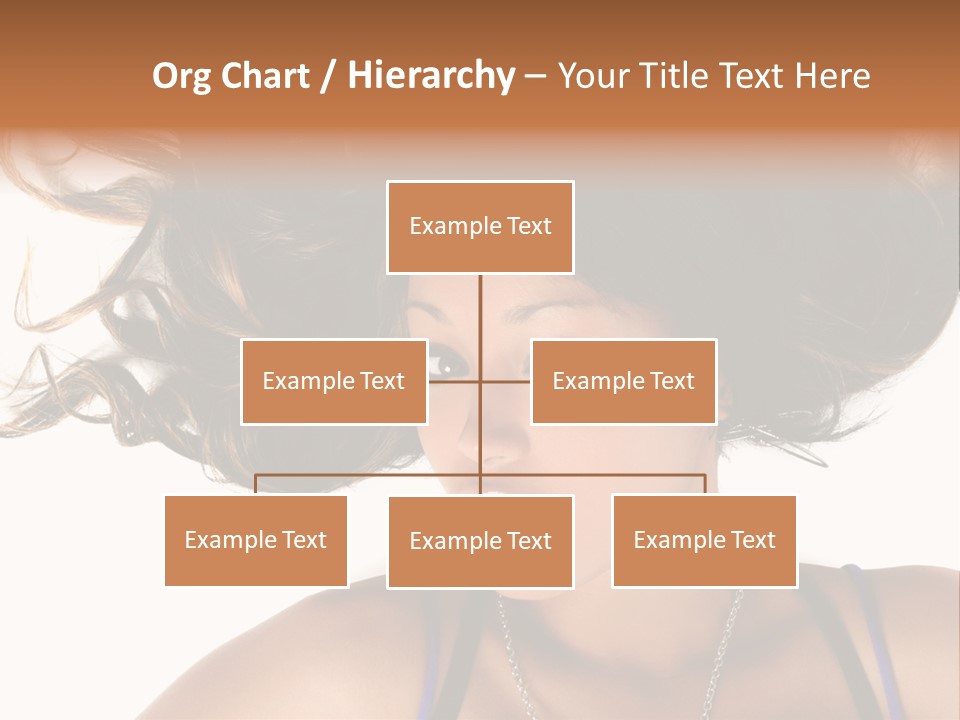 Portrait Young Hair PowerPoint Template