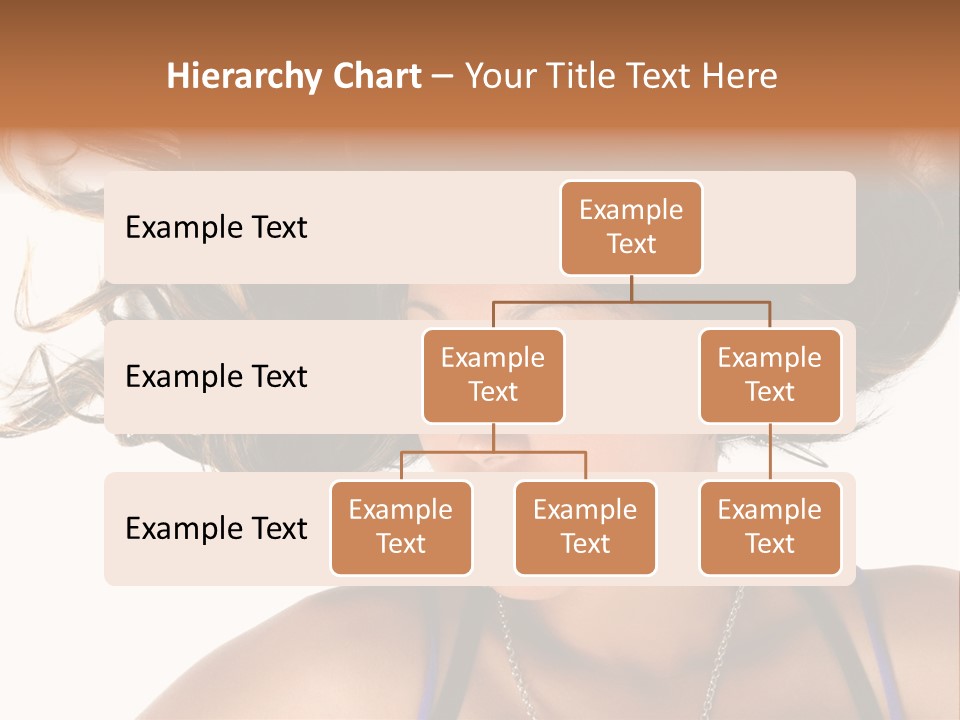 Portrait Young Hair PowerPoint Template