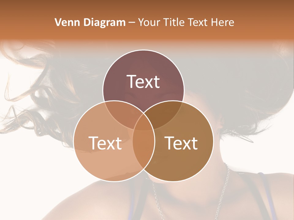 Portrait Young Hair PowerPoint Template