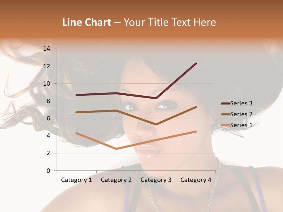 Portrait Young Hair PowerPoint Template