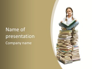 Youthful Intelligent Pupil PowerPoint Template