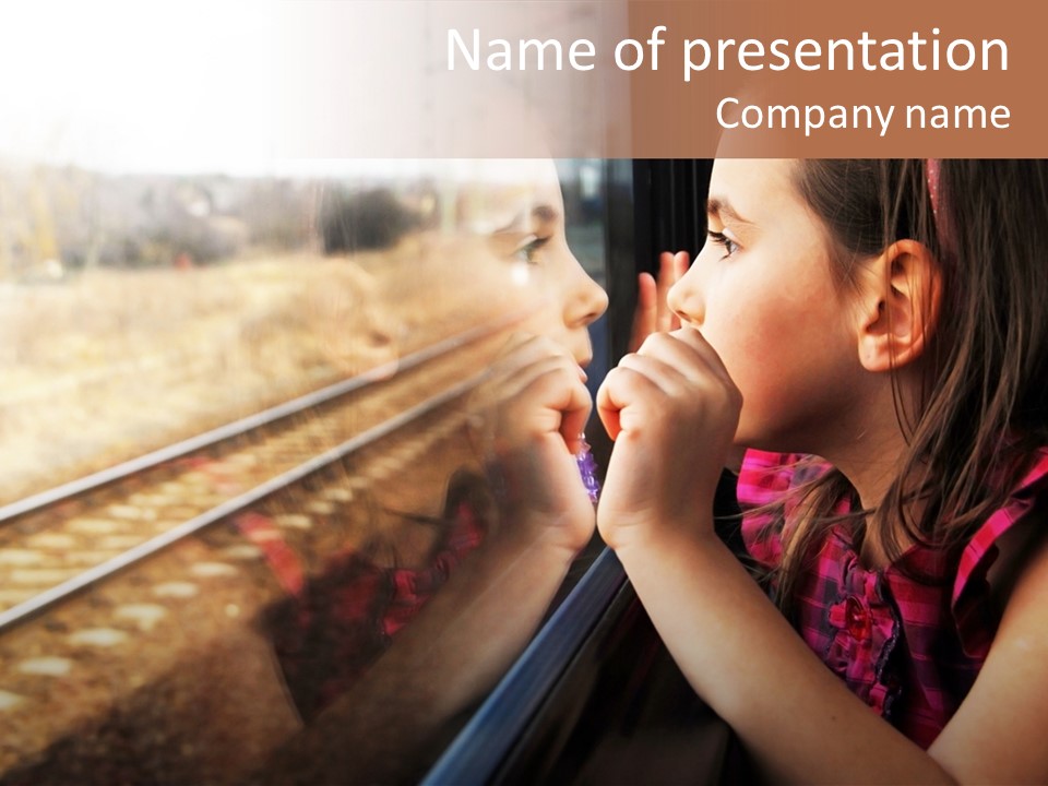 Train Motion Travel PowerPoint Template