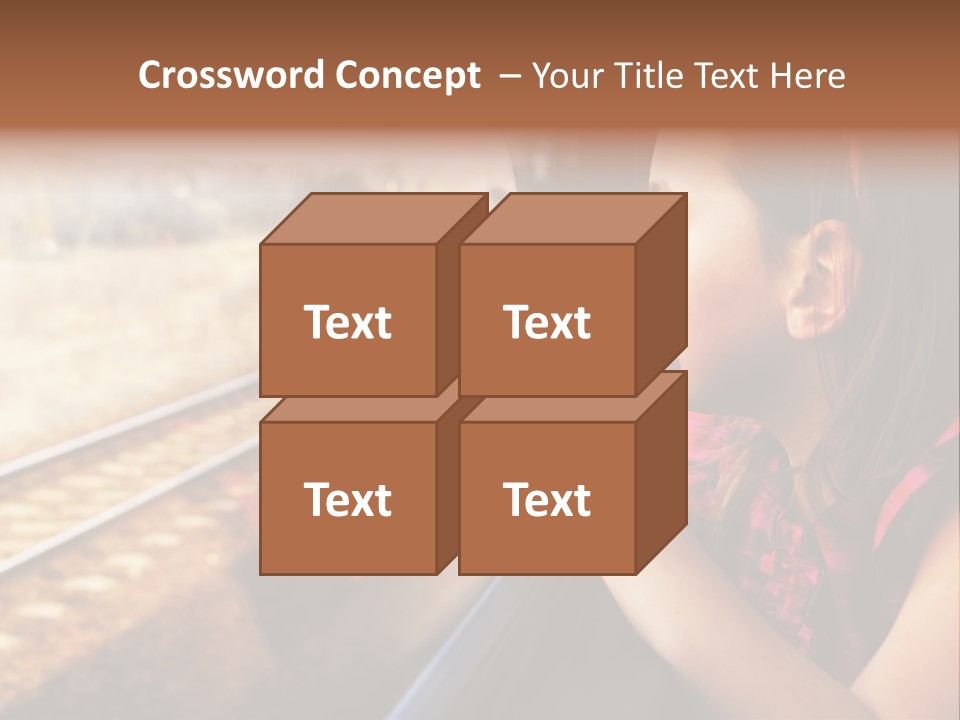 Train Motion Travel PowerPoint Template
