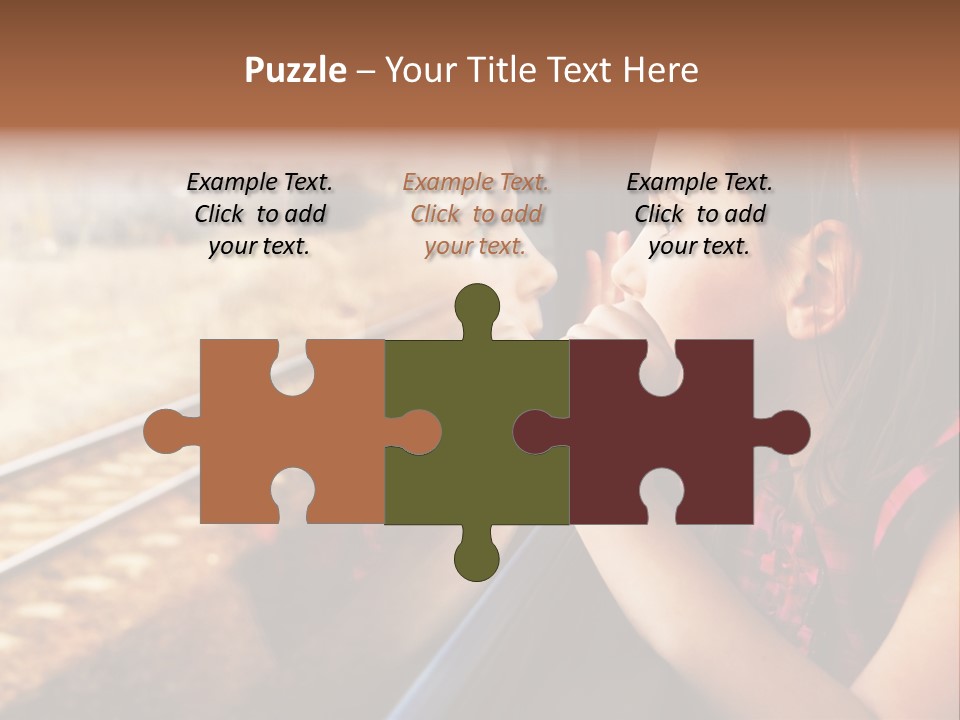 Train Motion Travel PowerPoint Template