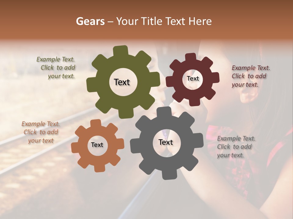 Train Motion Travel PowerPoint Template