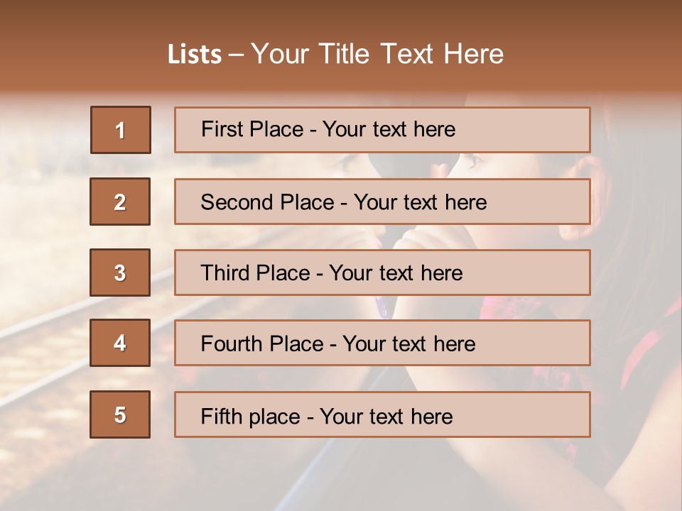 Train Motion Travel PowerPoint Template