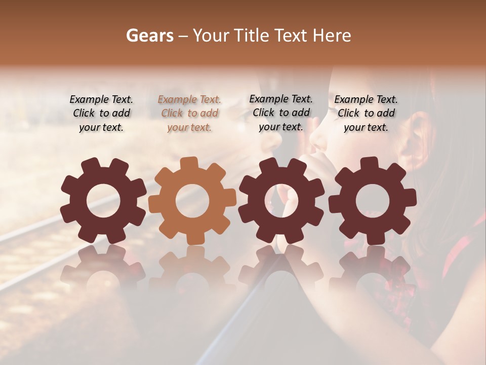 Train Motion Travel PowerPoint Template