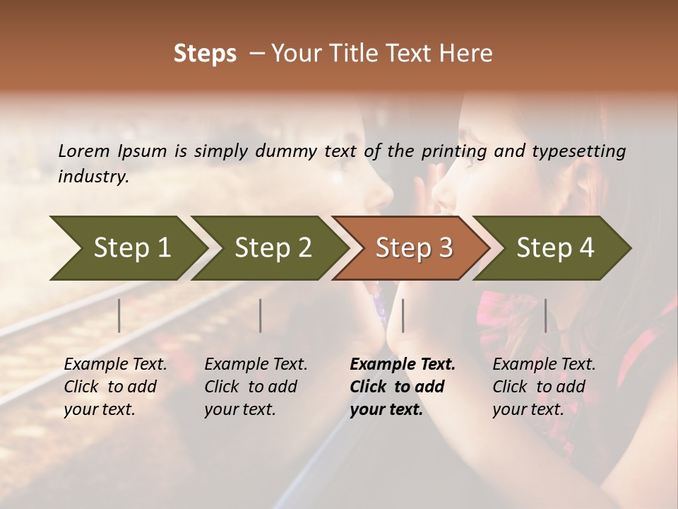 Train Motion Travel PowerPoint Template