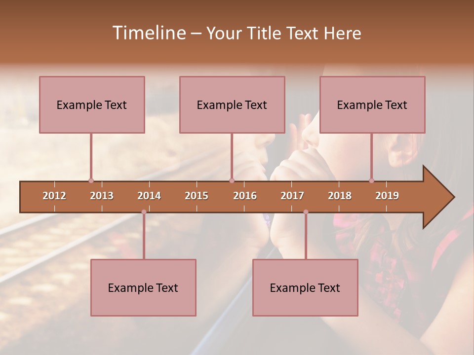 Train Motion Travel PowerPoint Template