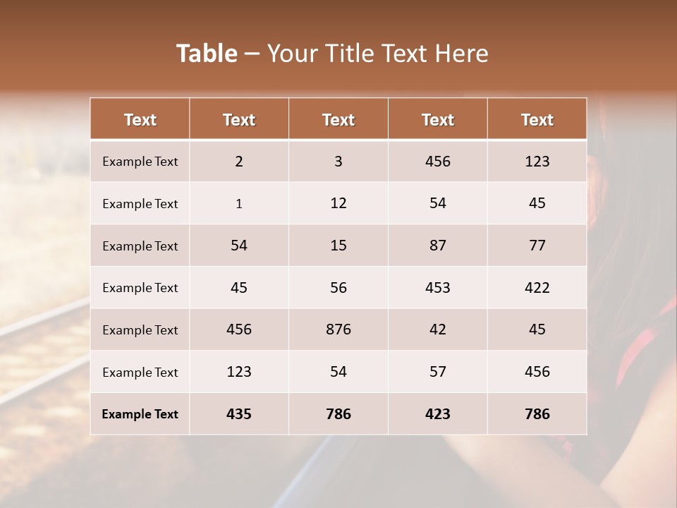 Train Motion Travel PowerPoint Template