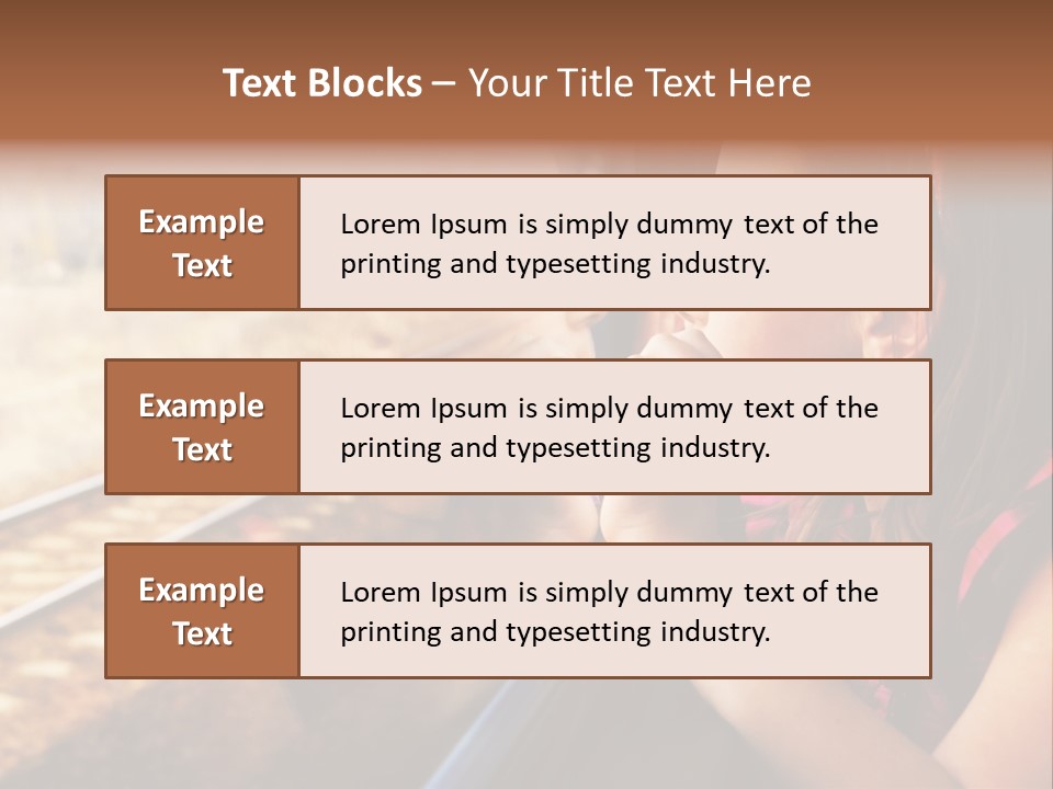 Train Motion Travel PowerPoint Template