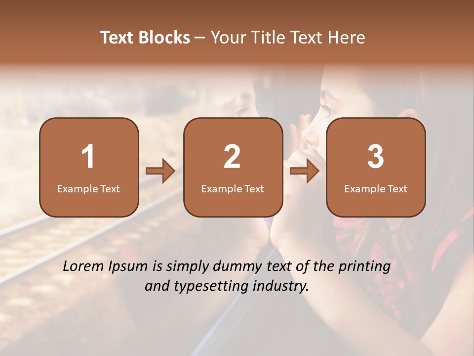 Train Motion Travel PowerPoint Template